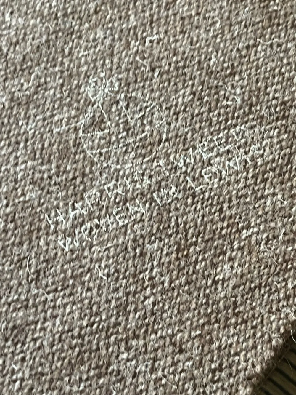 Designer Heavy Duty Textured Harris Tweed fabric- Neutral Taupe